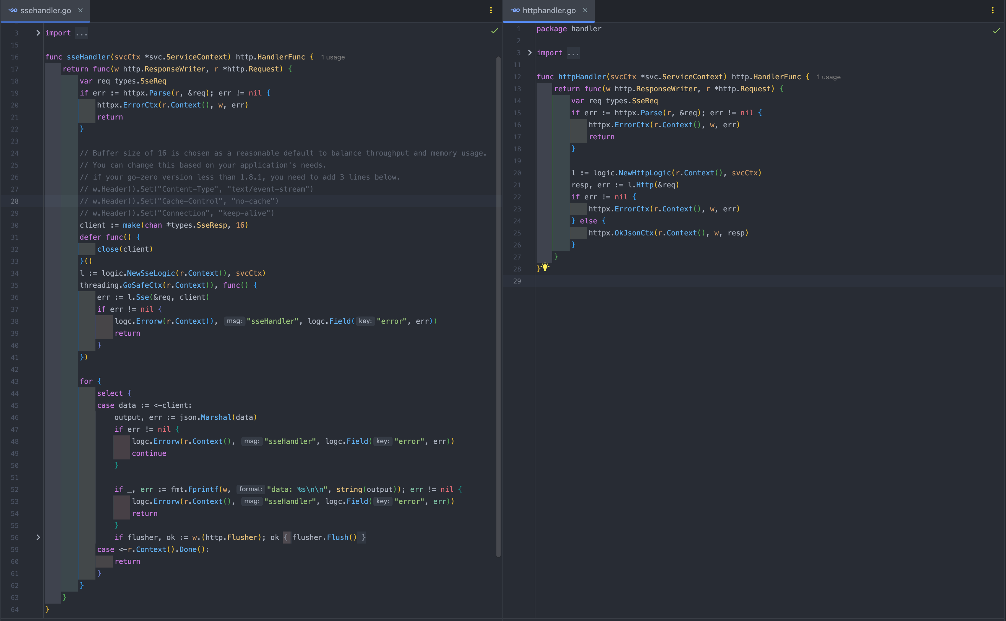 goctl handler diff